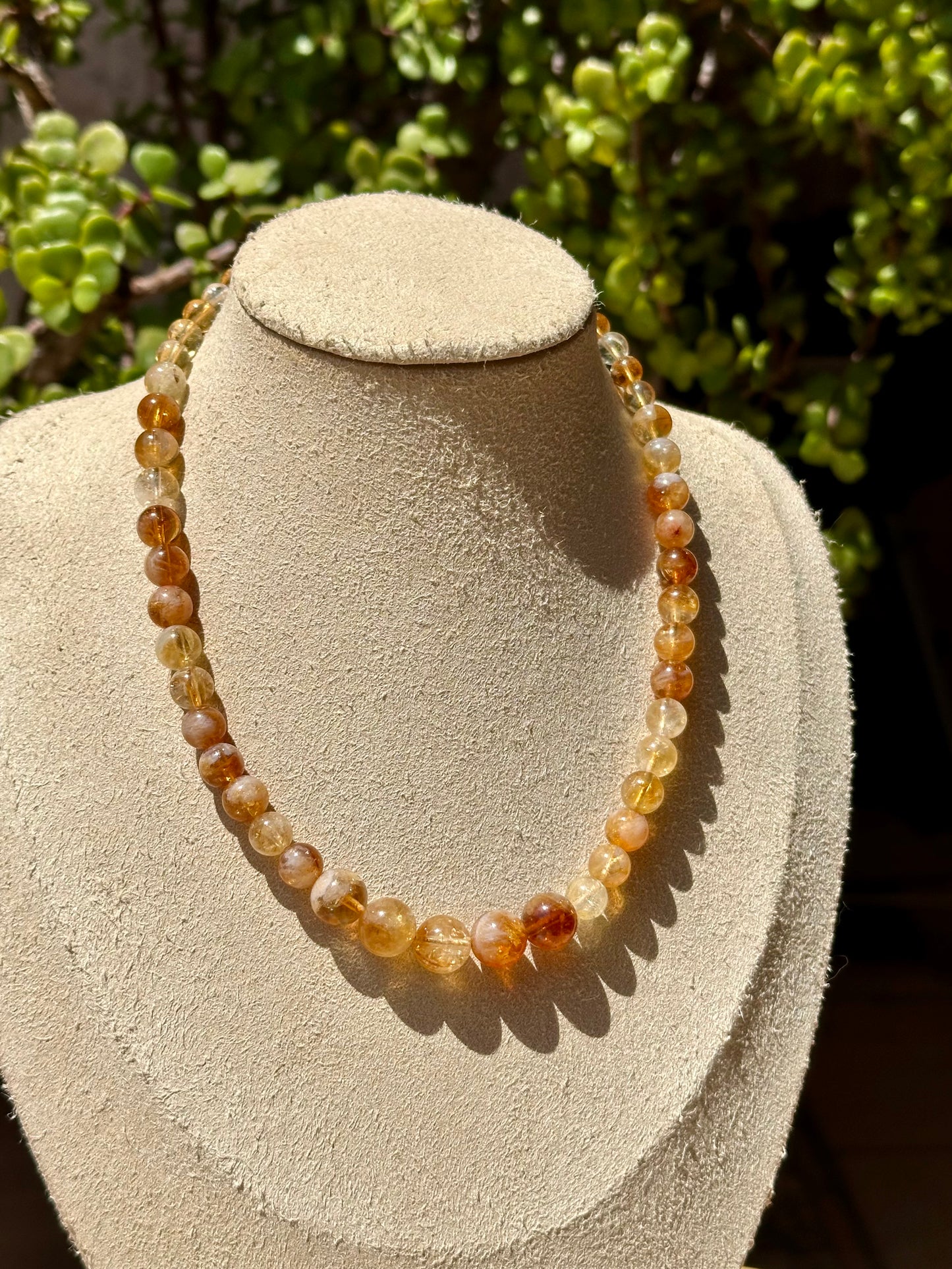 Collar Ajustable de Citrino - Abundancia y Alegría