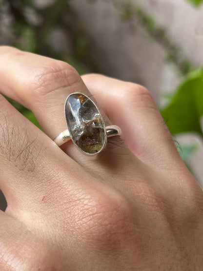Anillo Ajustable de Cuarzo Jardín