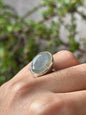 Anillo ajustable de Cuarzo Rutilado facetado