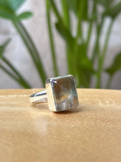 Anillo Ajustable de Cuarzo Jardín