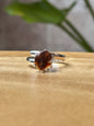 Anillo Ajustable de Ágata de Fuego