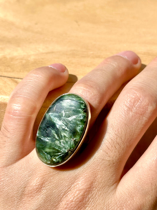Anillo ajustable de Serafinita