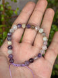 Pulsera Ajustable de Cuarzos y Minerales Mixtos 6mm