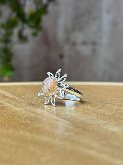 Anillo ajustable de Citrino sol