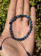 Pulsera Ajustable de Cianita Azul 6mm
