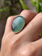 Anillo Ajustable · Piedra Verde