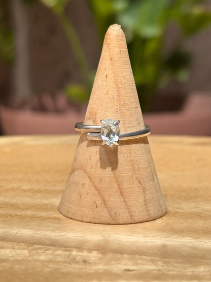 Anillo Ajustable de Topacio | Piedra de Claridad