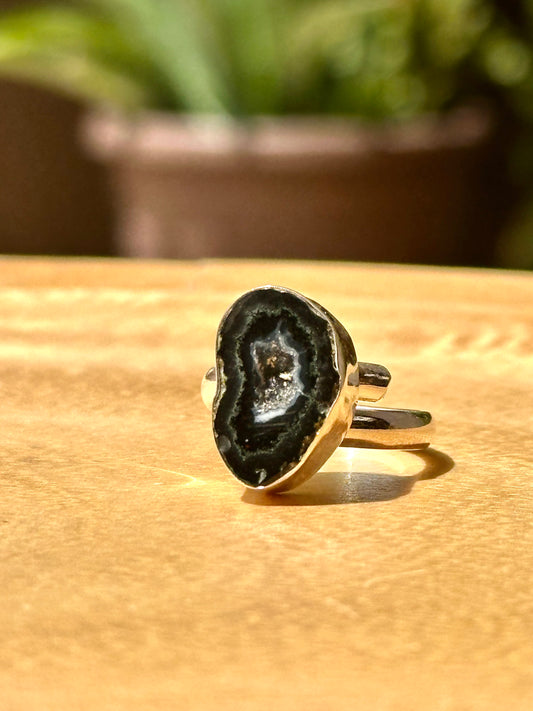 Anillo ajustable de geoda