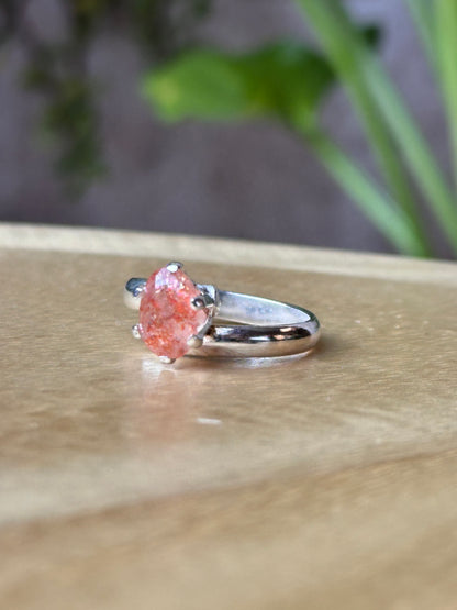 Anillo Ajustable de Piedra Sol