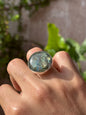 Anillo ajustable de labradorita