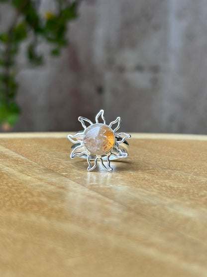 Anillo ajustable de Citrino sol