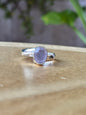 Anillo Ajustable de Morganita Facetada