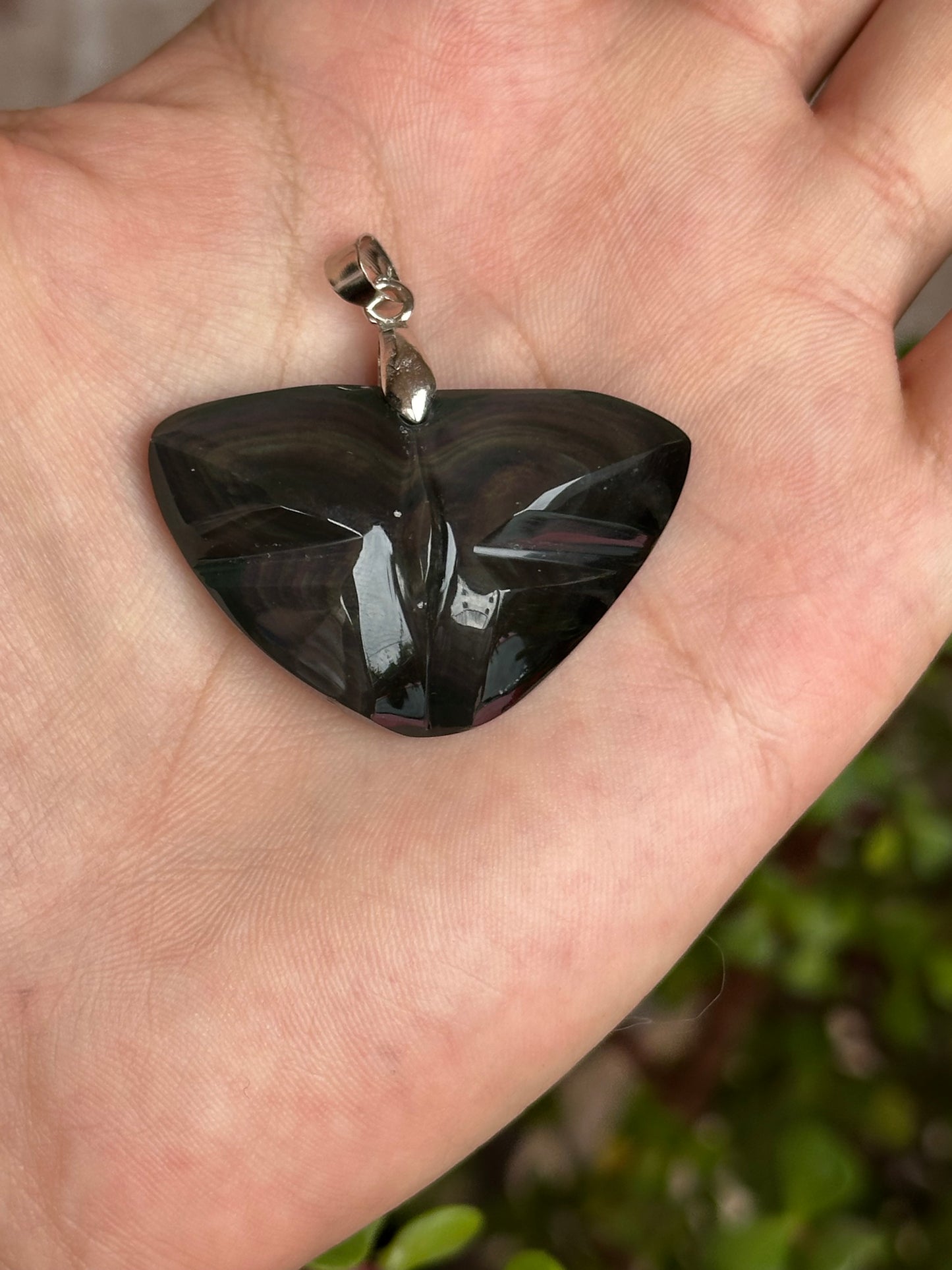 Dije de Obsidiana Arcoíris
