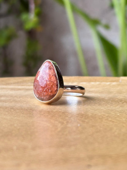 Anillo Ajustable de Piedra Sol