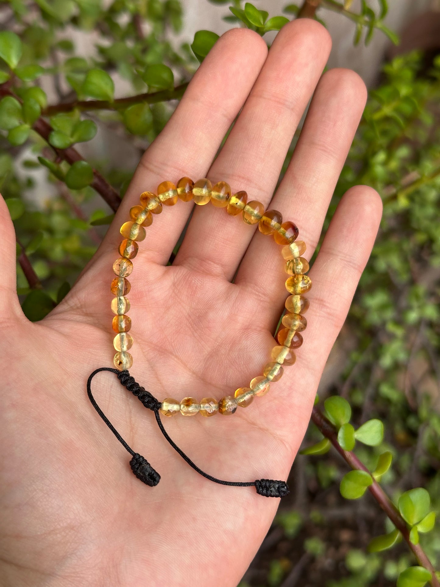 Pulsera Ajustable de Ámbar Natural