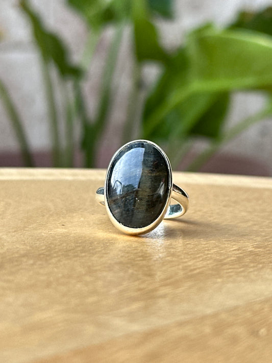 Anillo ajustable de Ojo de Halcón