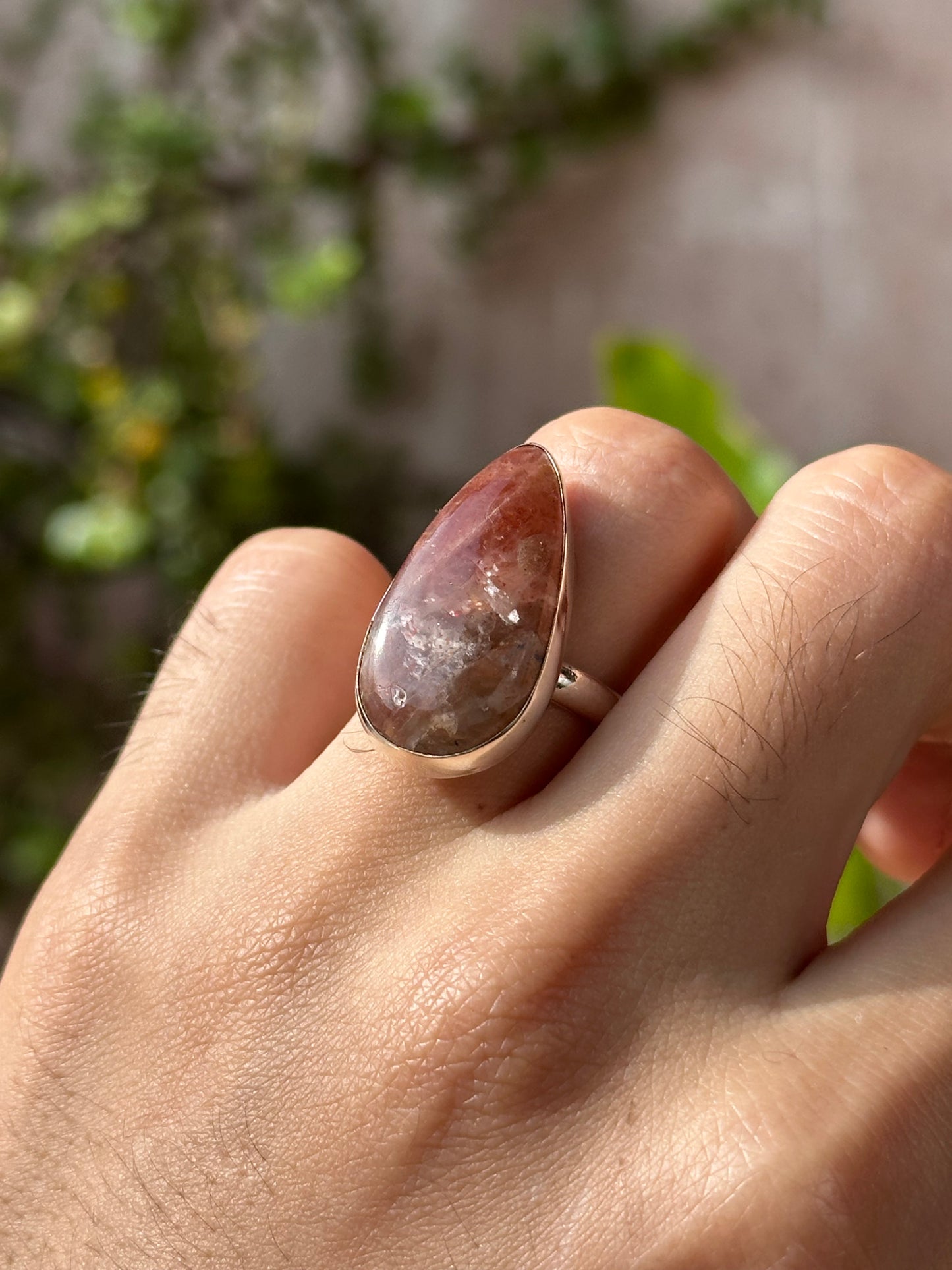 Anillo Ajustable de Piedra Sol