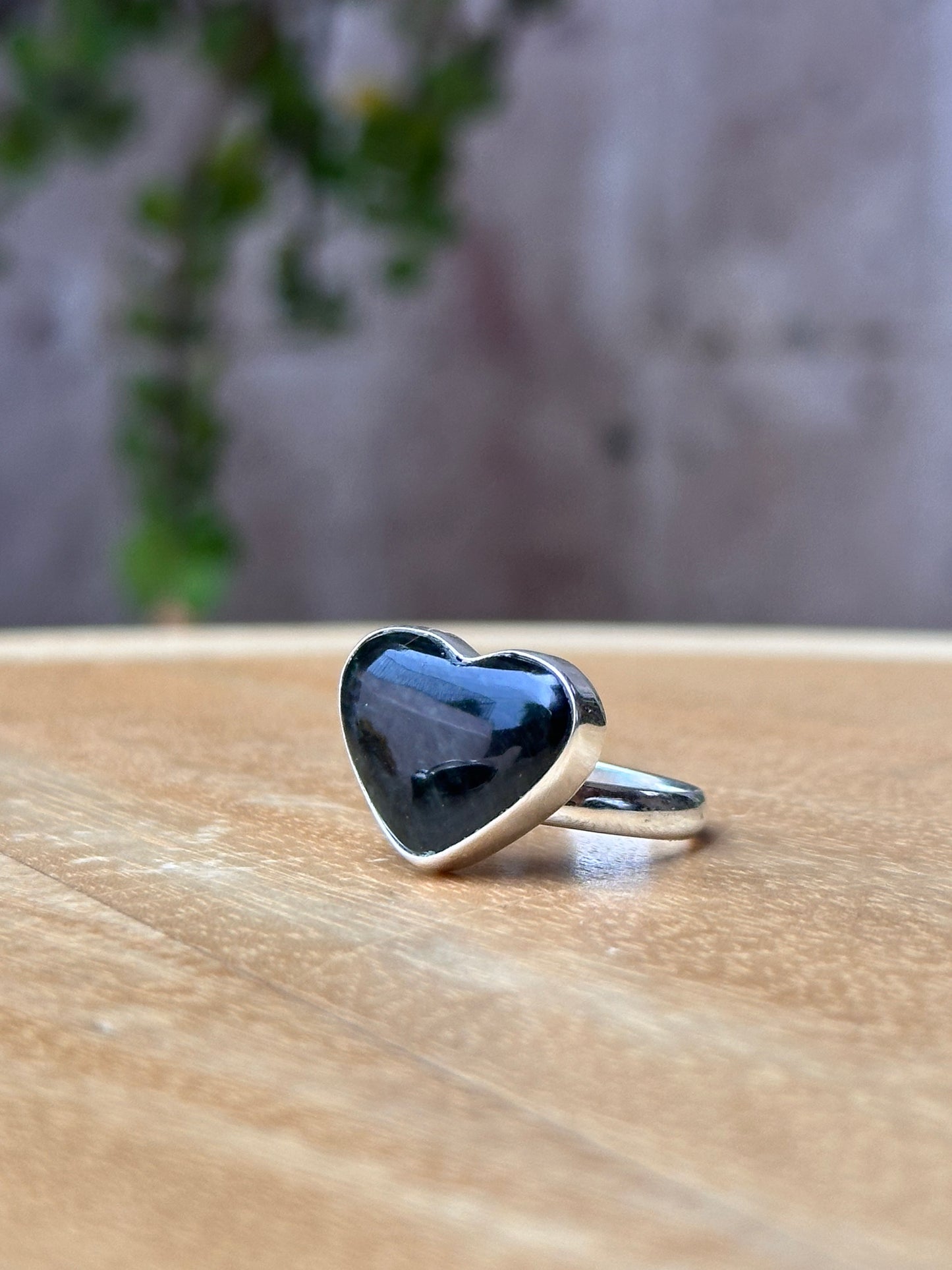 Anillo Ajustable de corazón Manto Huichol