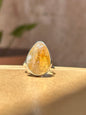 Anillo ajustable de Citrino gota