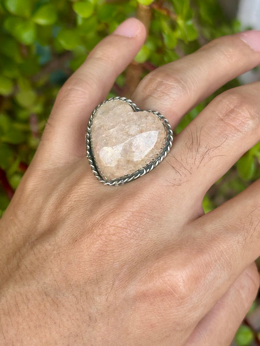 Anillo Ajustable de Cuarzo Golden Healer