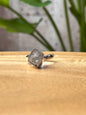 Anillo ajustable de Cuarzo Herkimer grande