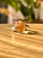 Anillo ajustable de Citrino en bruto