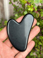 Gua Sha de Cuarzo Natural para Masaje Facial