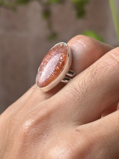 Anillo Ajustable de Piedra Sol