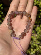 Pulsera Ajustable de Super 7 Facetada 10mm