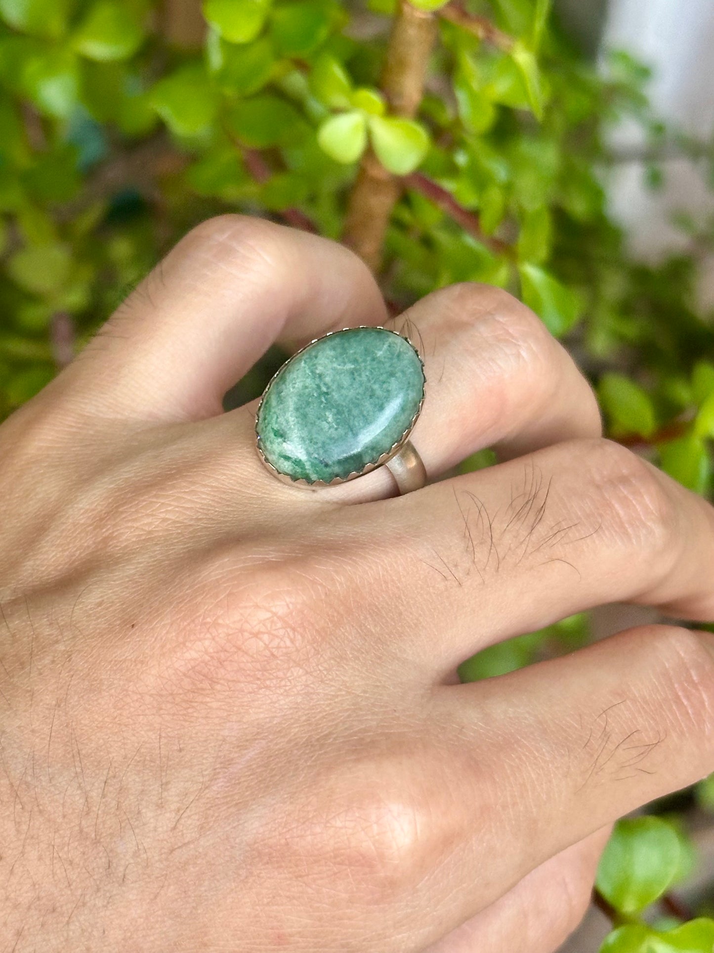 Anillo ajustable de Jade
