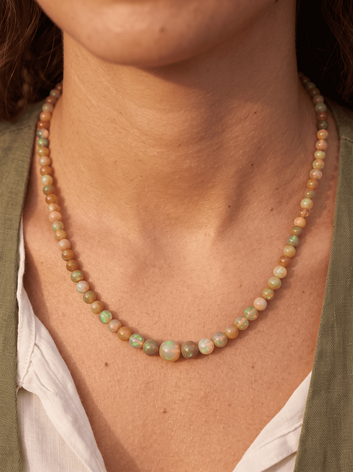 Collar Aurelia · Ópalo Etíope