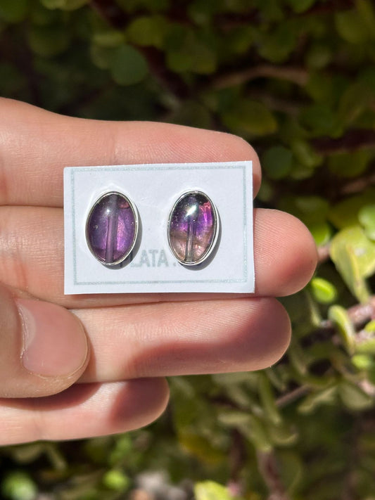 Aretes de amatista