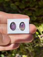 Aretes de amatista