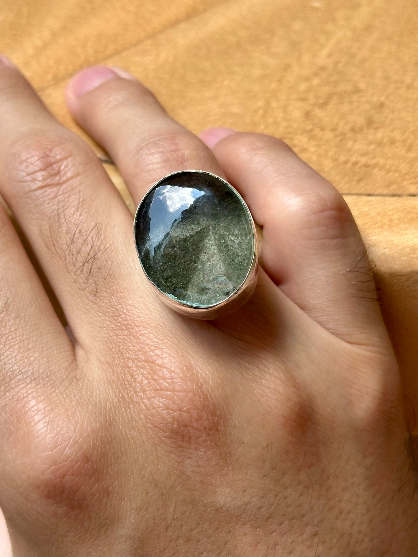 Anillo Ajustable de Cuarzo Jardín