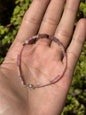 Pulsera Multimineral Facetada: Cuarzo Rosa, Amatista, Piedra Luna, Turmalina Sandía, Hematita y Aguamarina