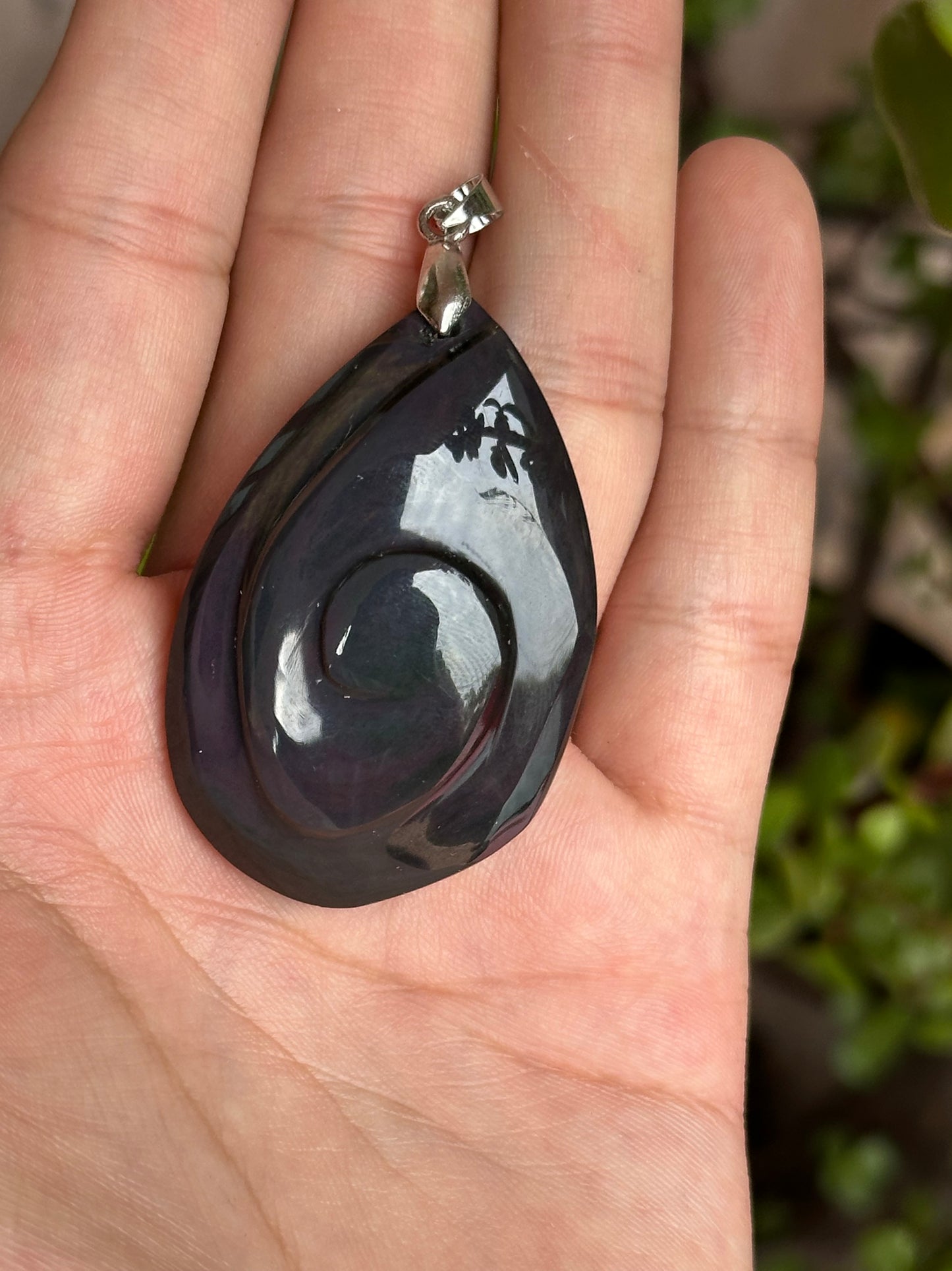 Dije de Obsidiana Arcoíris