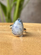 Anillo Ajustable · Labradorita Blanca