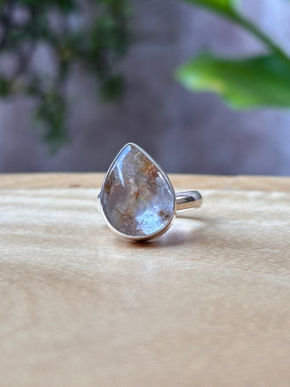 Anillo Ajustable de Cuarzo Jardín