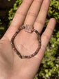 Pulsera Ajustable de Piedra Sol y Rodonita
