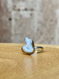 Anillo ajustable de geoda Ágata