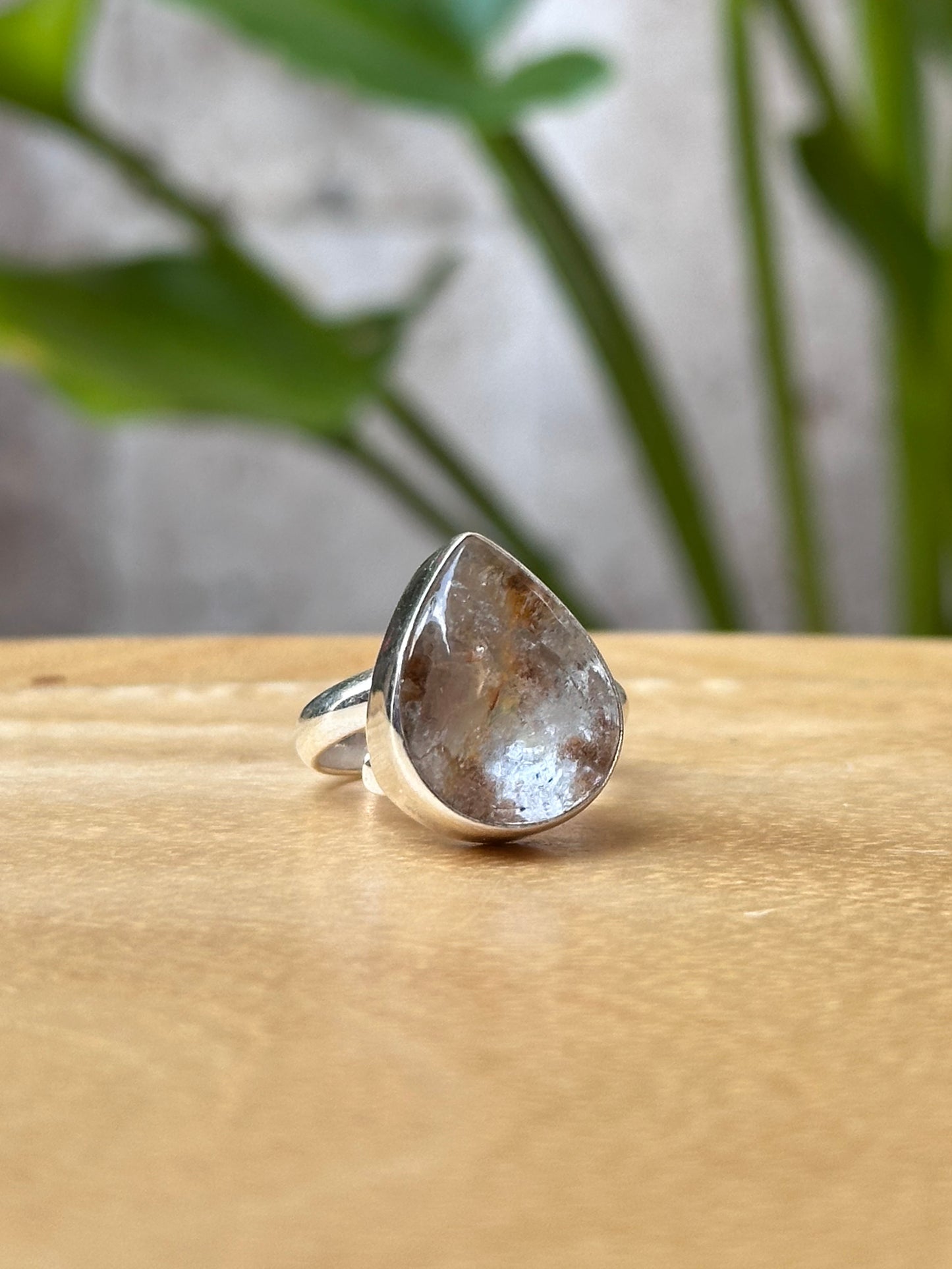 Anillo Ajustable de Cuarzo Jardín
