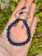 Pulsera Ajustable de Ojo de Tigre Azul