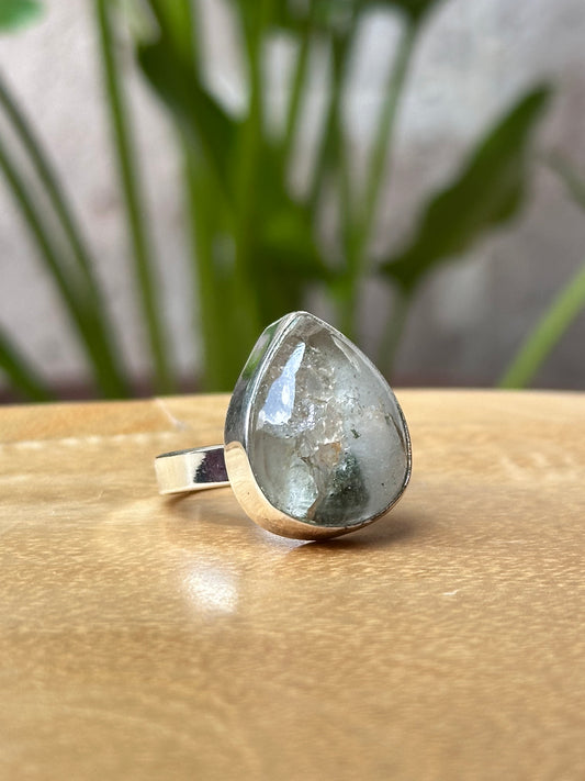 Anillo Ajustable de Cuarzo Jardín
