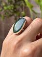 Anillo Ajustable · Piedra Verde