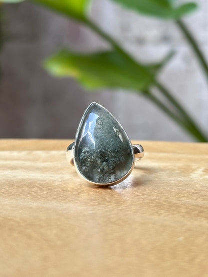 Anillo Ajustable de Cuarzo Jardín