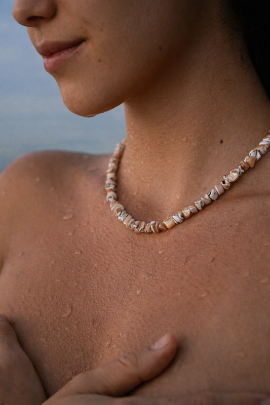 Collar de caracol de mar