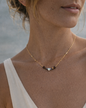 Collar de Hematita y Madre Perla