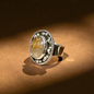 Anillo Ajustable de cuarzo rotulado - Joyería Artesanal Mexicana