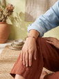 Brazalete de Cobre · Puntas de Cuarzo Blanco
