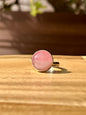 Anillo ajustable de Cuarzo Rosa